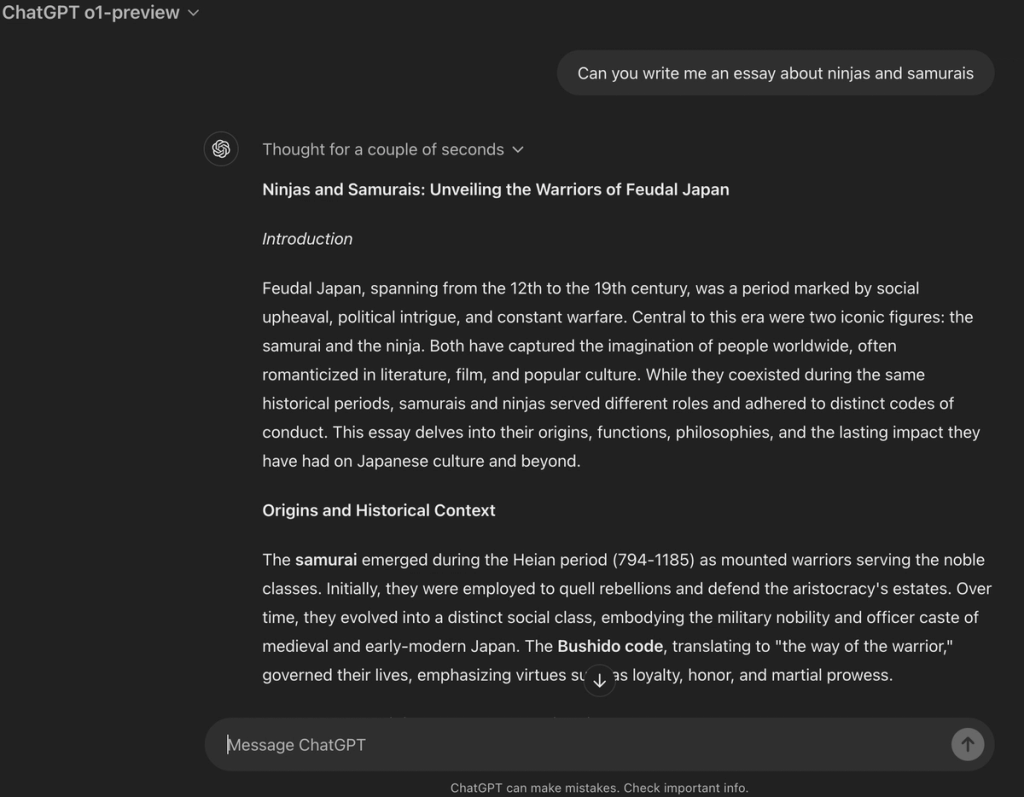 ChatGPT Essay StealthGPT