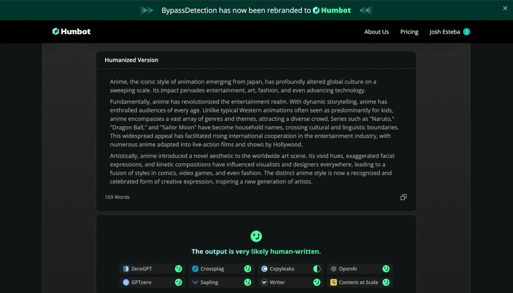 Humbot Paraphraser Tool Humbot Review