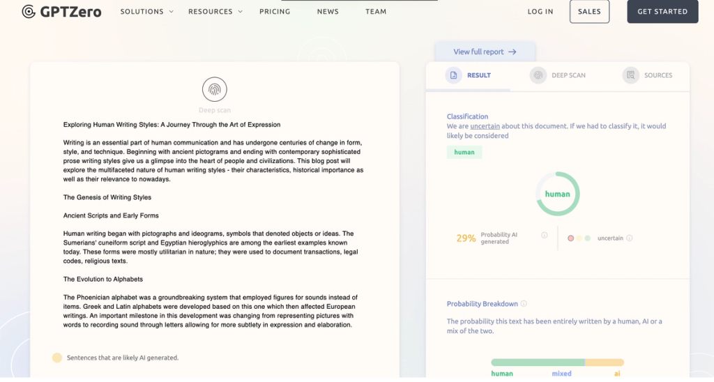 Writehuman GPTZero Loss StealthGPT