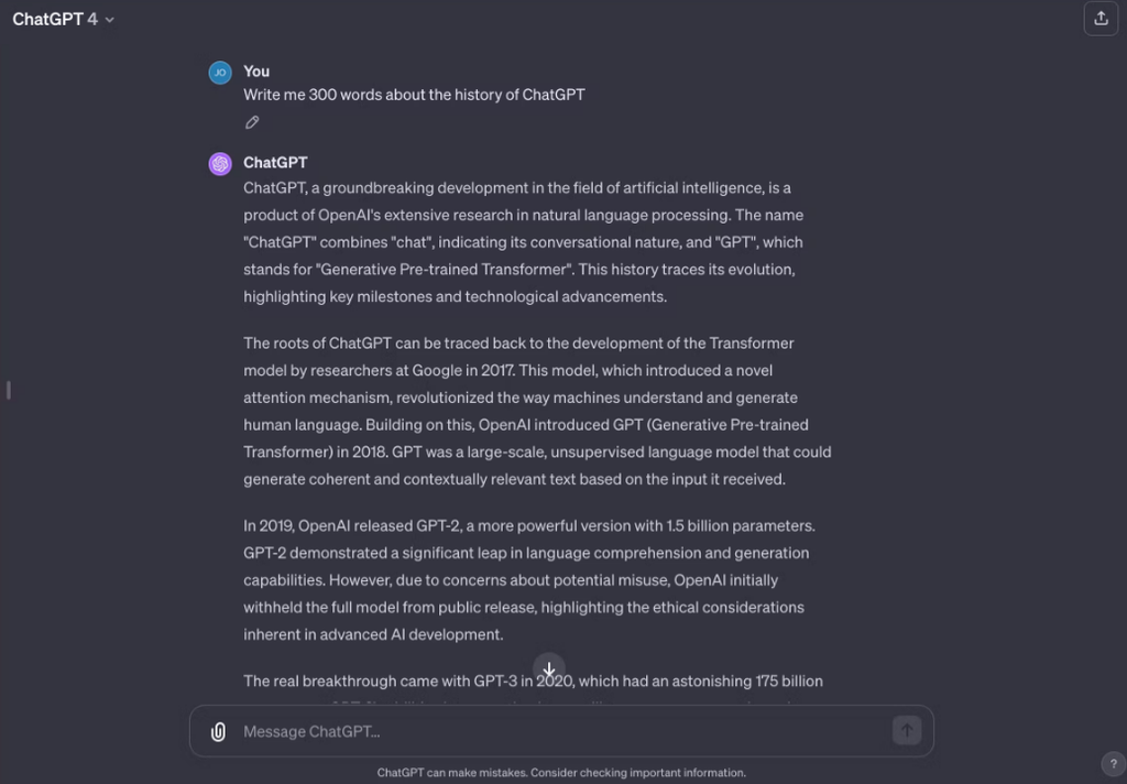 ChatGPT Output 2