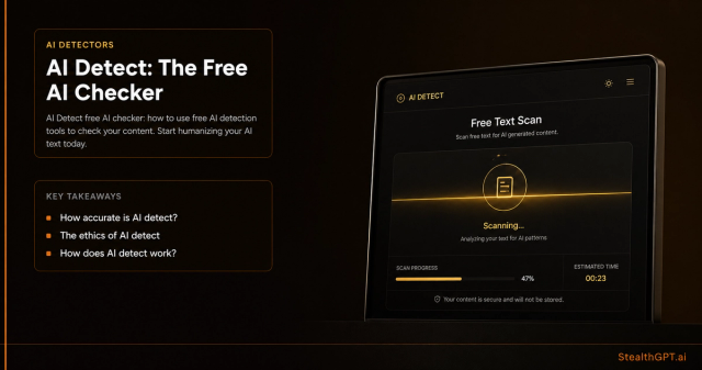 AI Detect free AI checker — how to use free AI detection tools to check your content