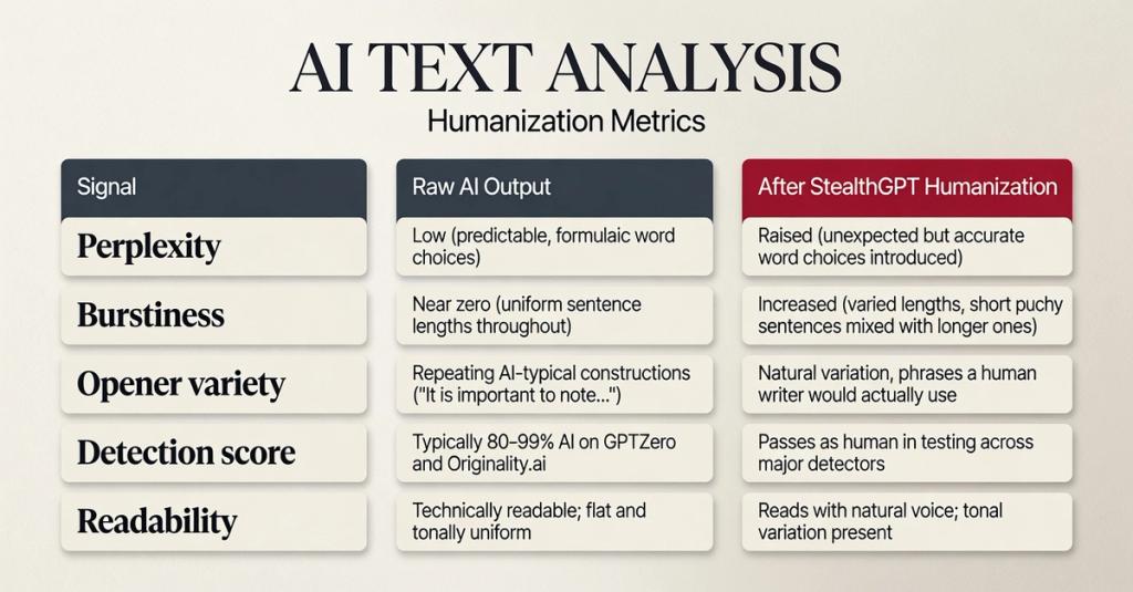 AI Text and Pattern Analysis inforgraphic