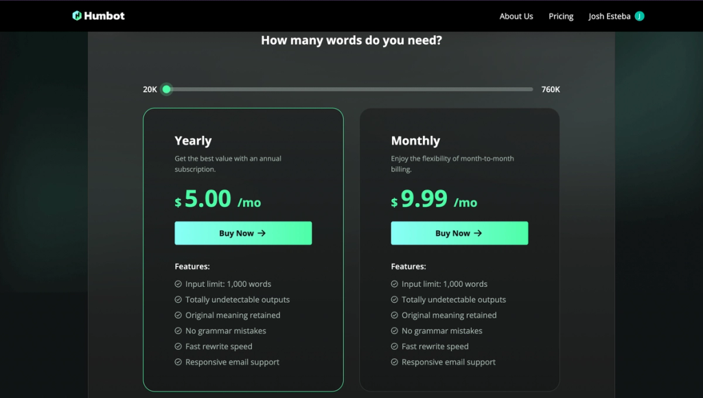 Humbot Low Volume Price Humbot Review