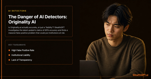 The Danger of AI Detectors: Originality AI
