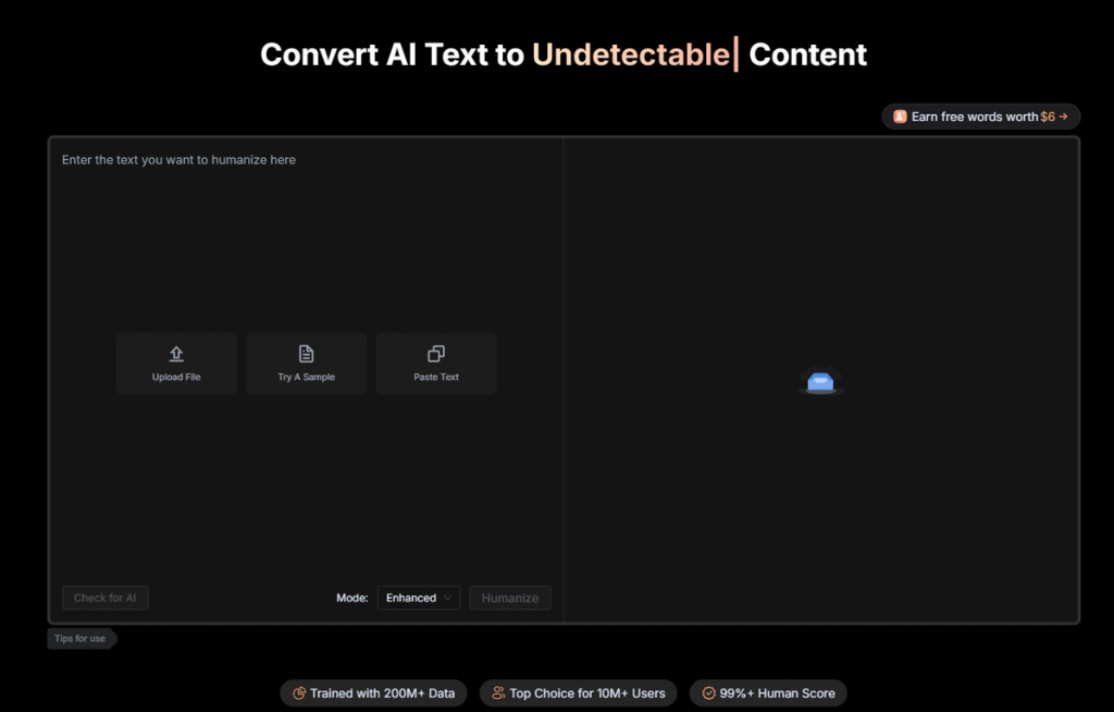 BypassGPT Homepage
