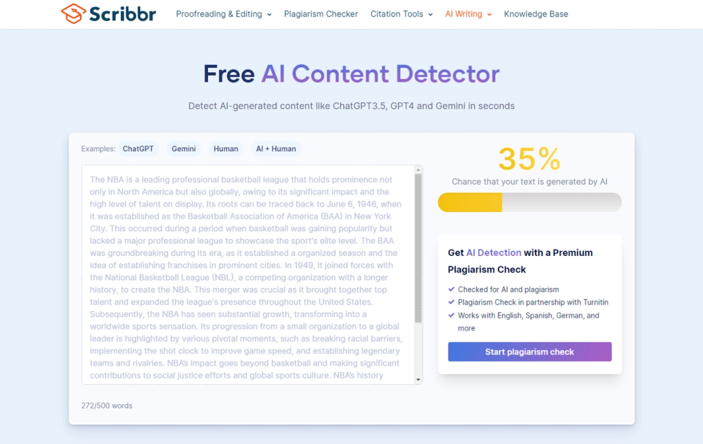 StealthGPT Vs Scribbr