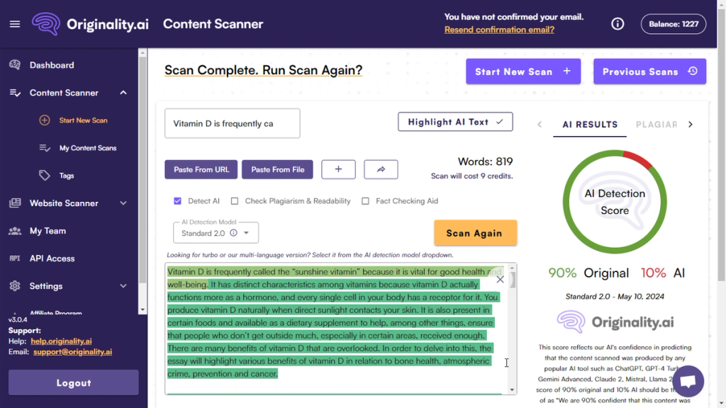 Originality Ai Result Stealthgpt
