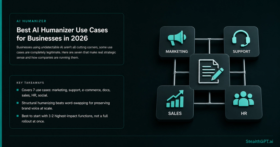 7 undetectable AI use cases across marketing, support, sales, and HR