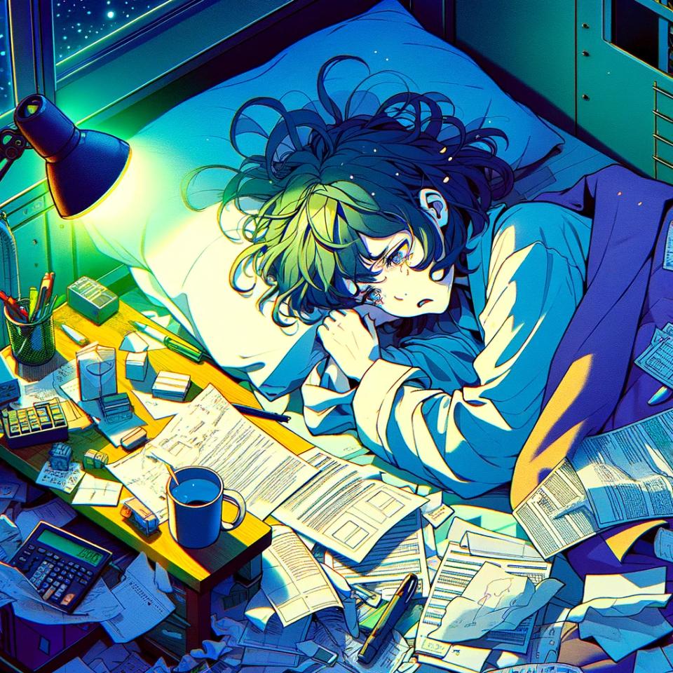 Girl Miserable In Bed 2