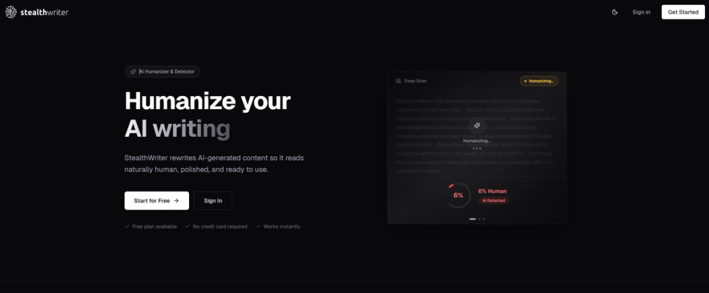 StealthWriter Homepage