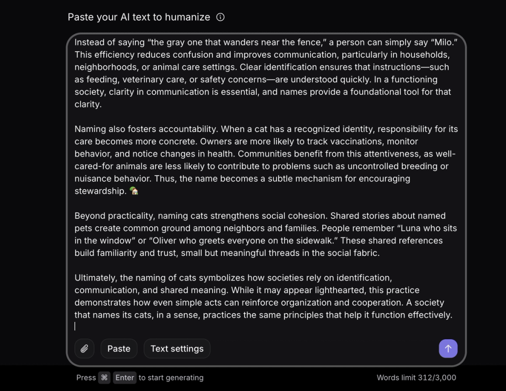 Stealthgpt Humanizer Input