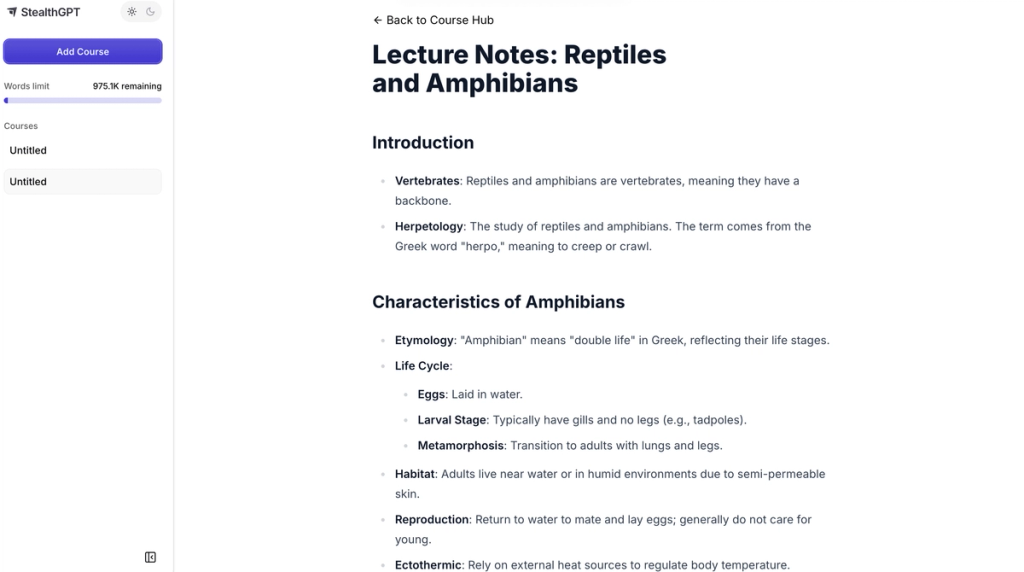 Study Simulator Study Guide StealthGPT