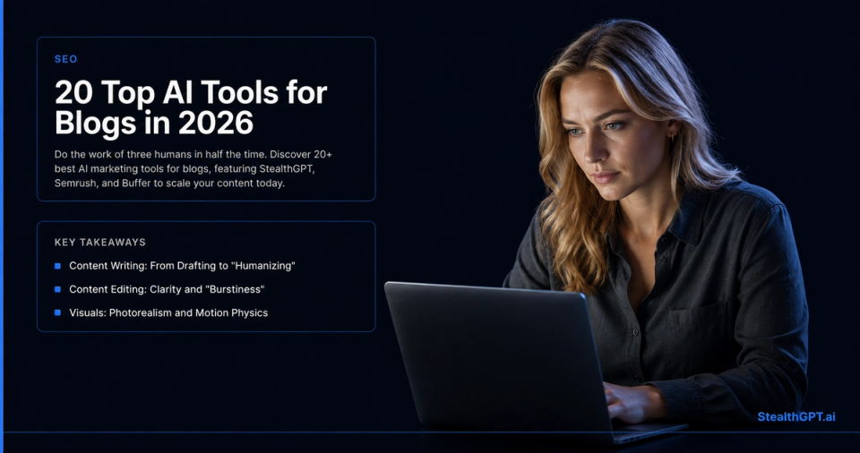 20 Top AI Tools for Blogs in 2026