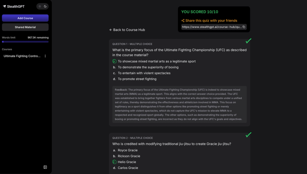 Create Your Own Study Guide Quiz Answers StealthGPT