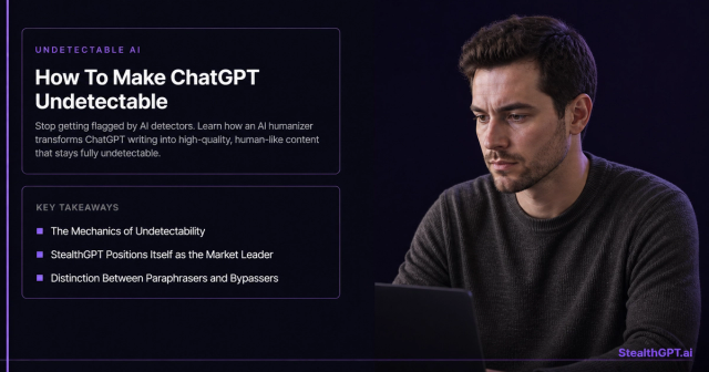How To Make ChatGPT Undetectable