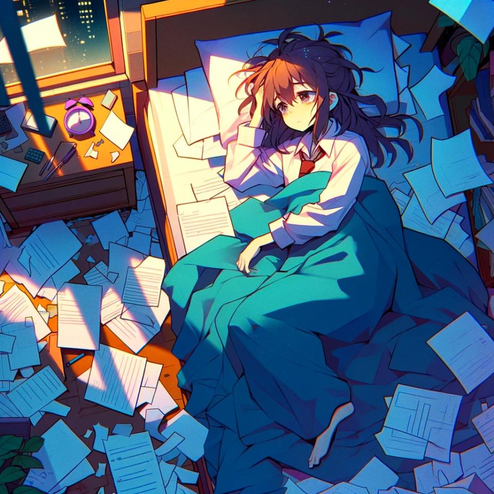 Girl Miserable In Bed 3