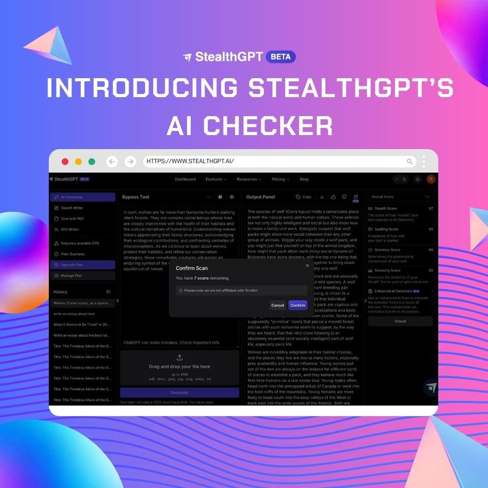 Introducing StealthGPT'S AI Checker