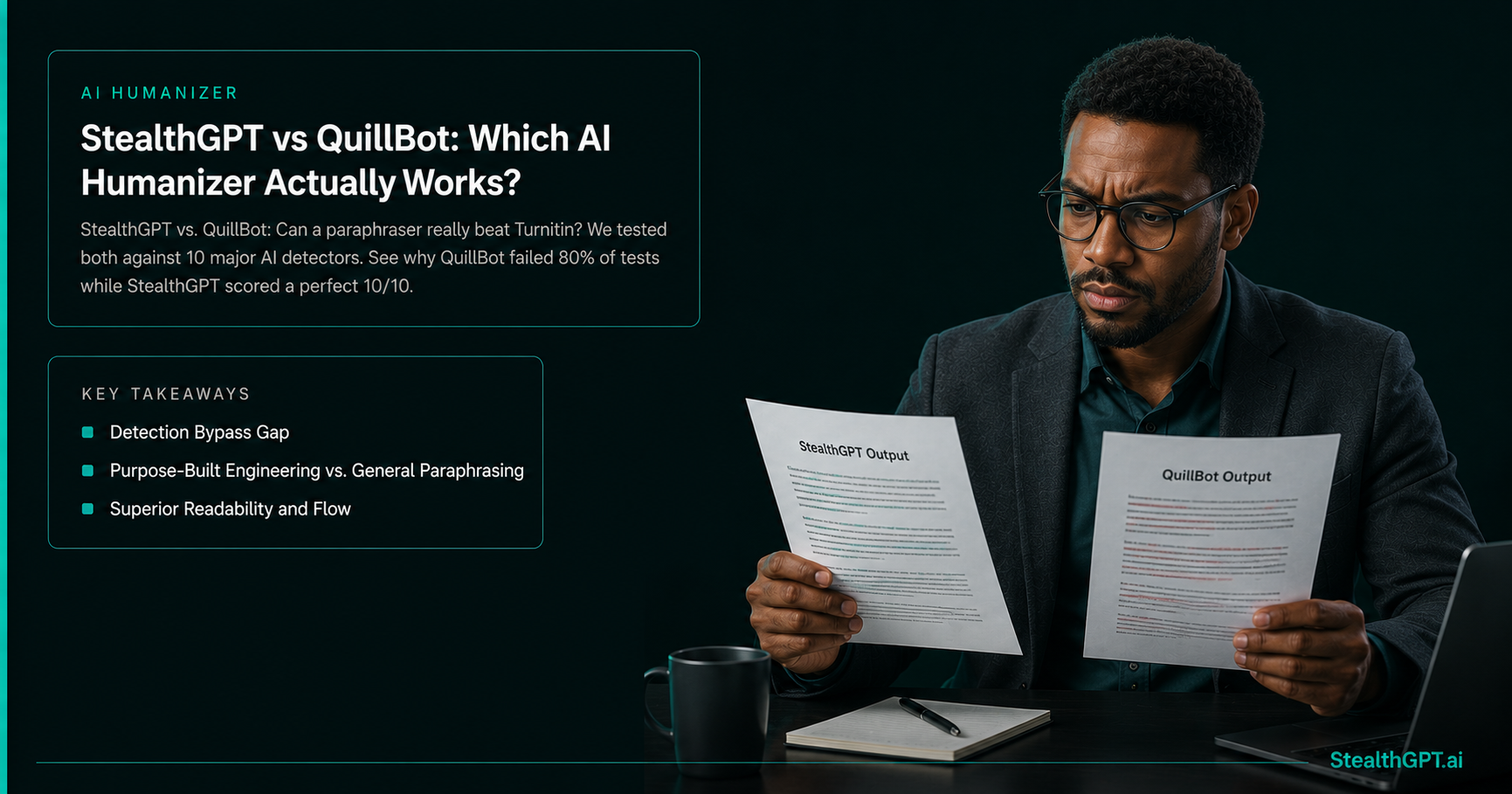 StealthGPT vs QuillBot: Which AI Humanizer Actually Works?