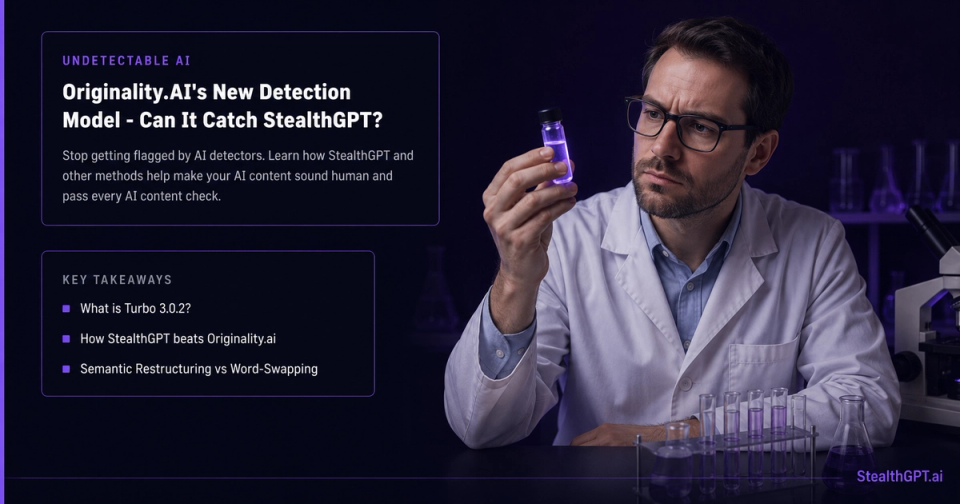 Originality.AI new detection model tested - can it catch StealthGPT humanized content