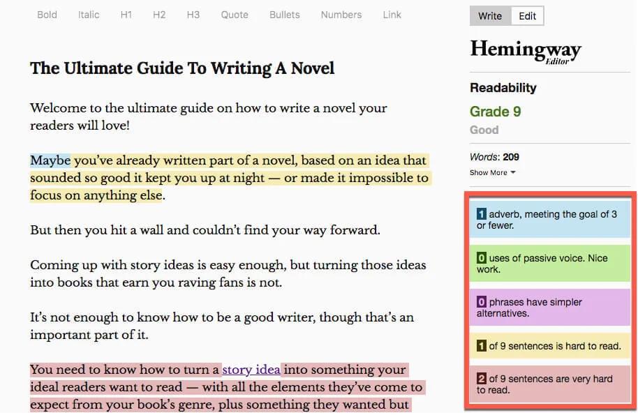 Hemingway Editor