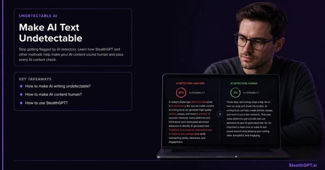 How to make AI text undetectable - StealthGPT guide to humanizing AI content in 2026
