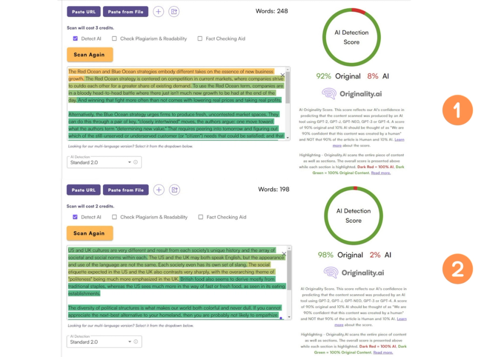 Originality Test Result