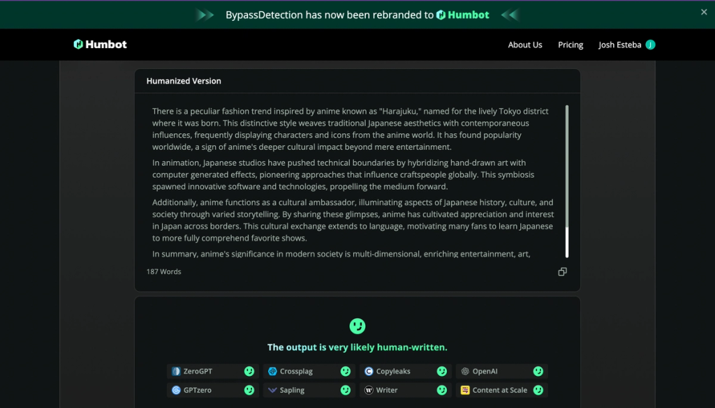 Humbot Paraphraser Tool 2 Humbot Review