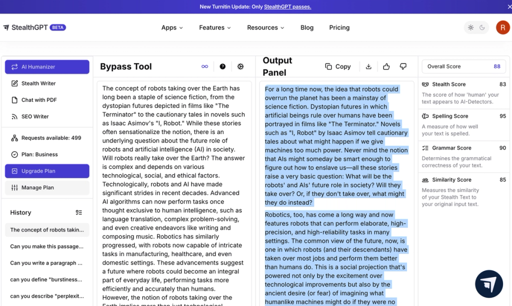Sapling ChatGPT Humanized StealthGPT