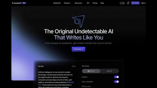 1. StealthGPT: The All-in-One AI Writing and Study Suite