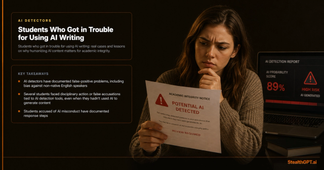 Students facing academic consequences for AI-generated writing submissions