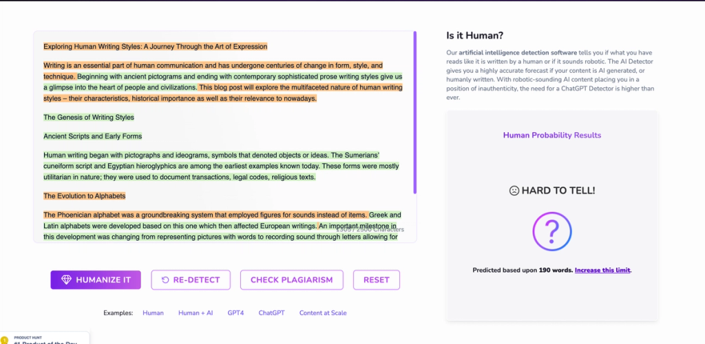 Writehuman Content At Scale Loss StealthGPT