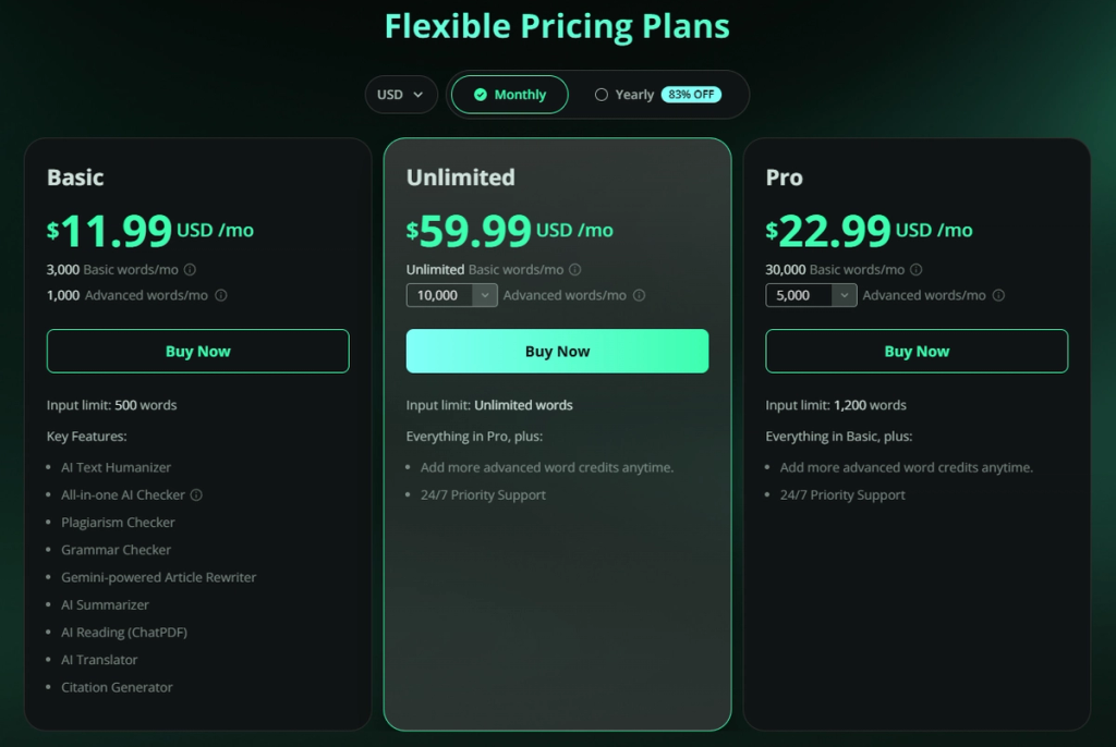 Humbot 2026 pricing