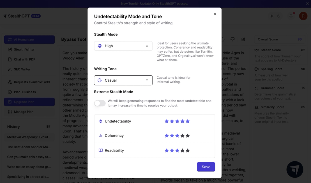How To Beat Copyleaks Undetectable Settings StealthGPT