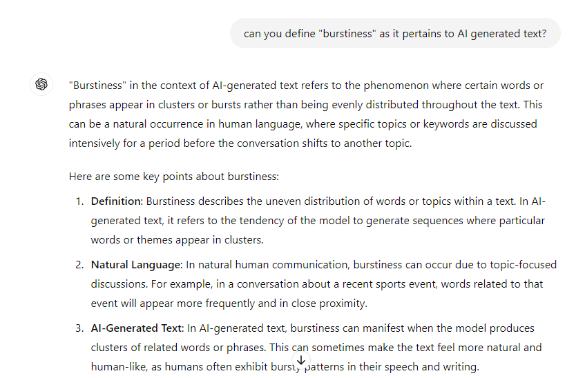 Perplexity And Burstiness ChatGPT Burstiness Definition StealthGPT