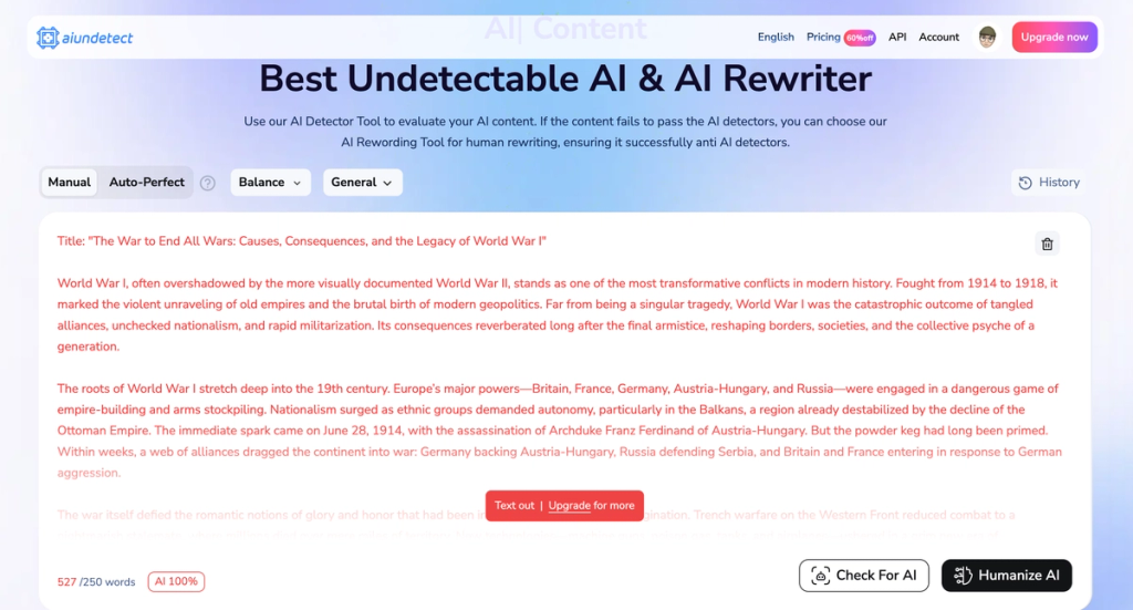 AI Undetect ChatGPT Detected StealthGPT