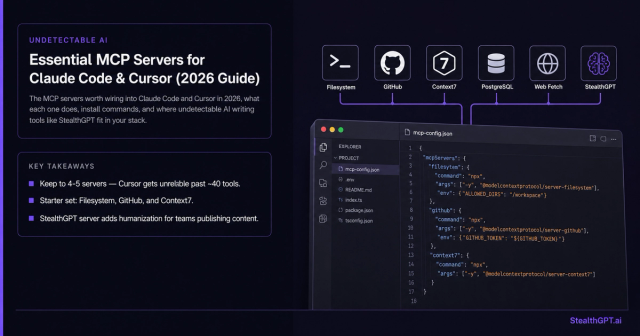 Essential MCP servers for Claude Code and Cursor developer workflows