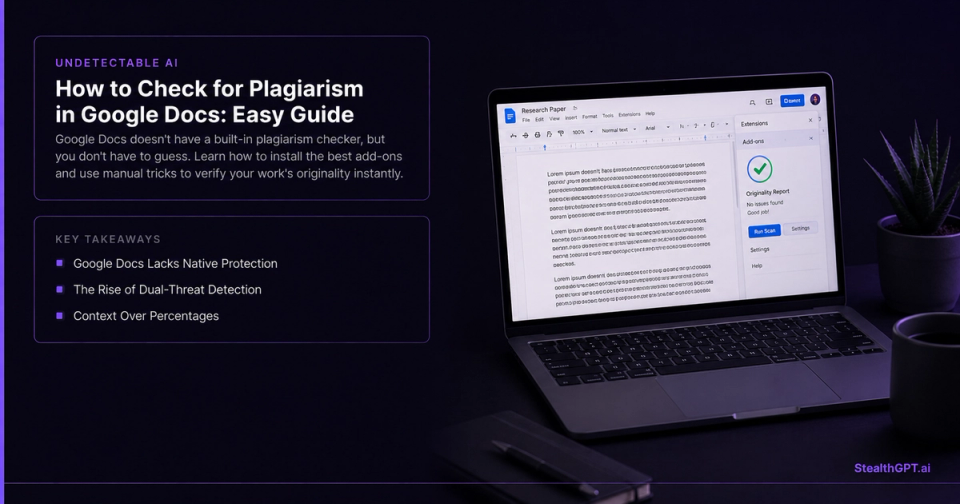 How to Check for Plagiarism in Google Docs: Easy Guide
