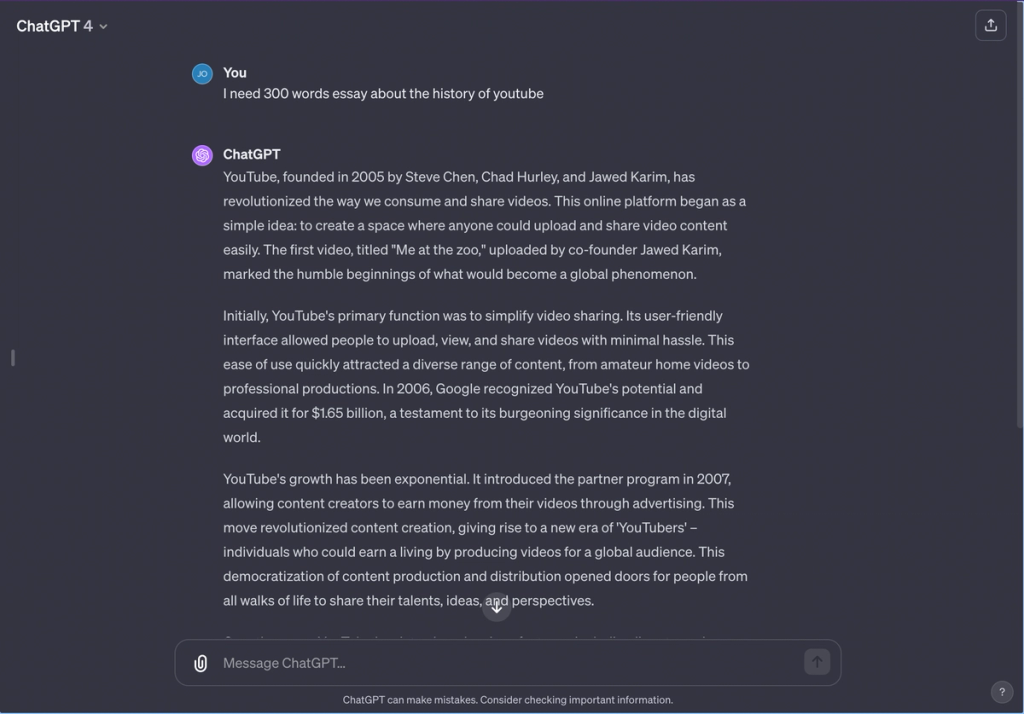ChatGPT Experiment CheatGPT Review