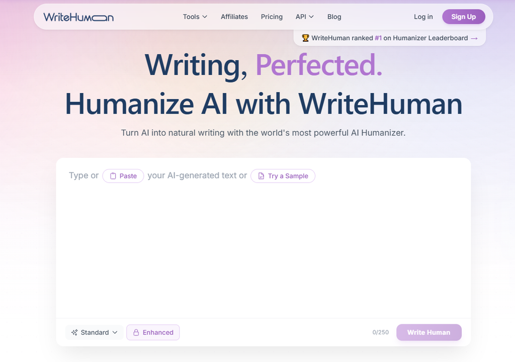 Write Human Home Page