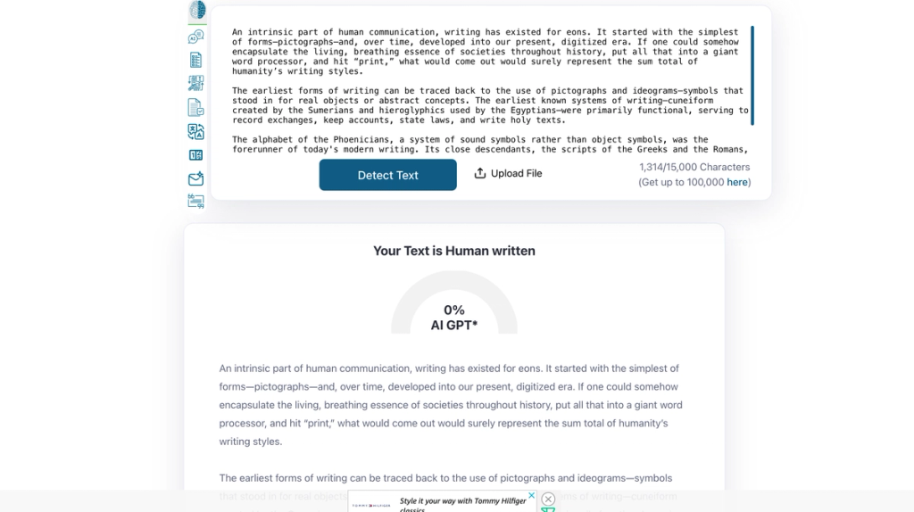 WriteHuman ZeroGPT Tie 2 StealthGPT
