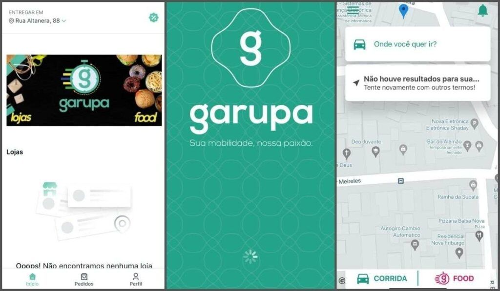 app de delivery Garupa