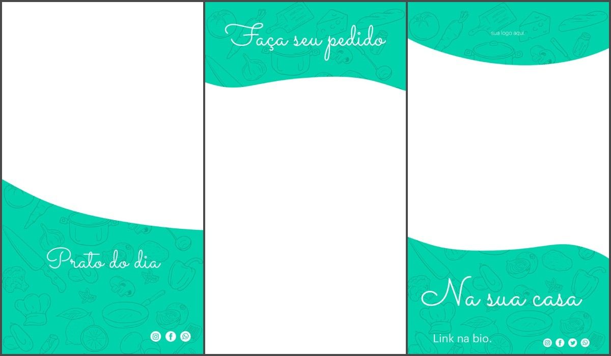 template cardápio saudável I
