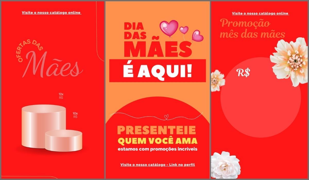 templates de Dia das Mães Presentei quem você ama