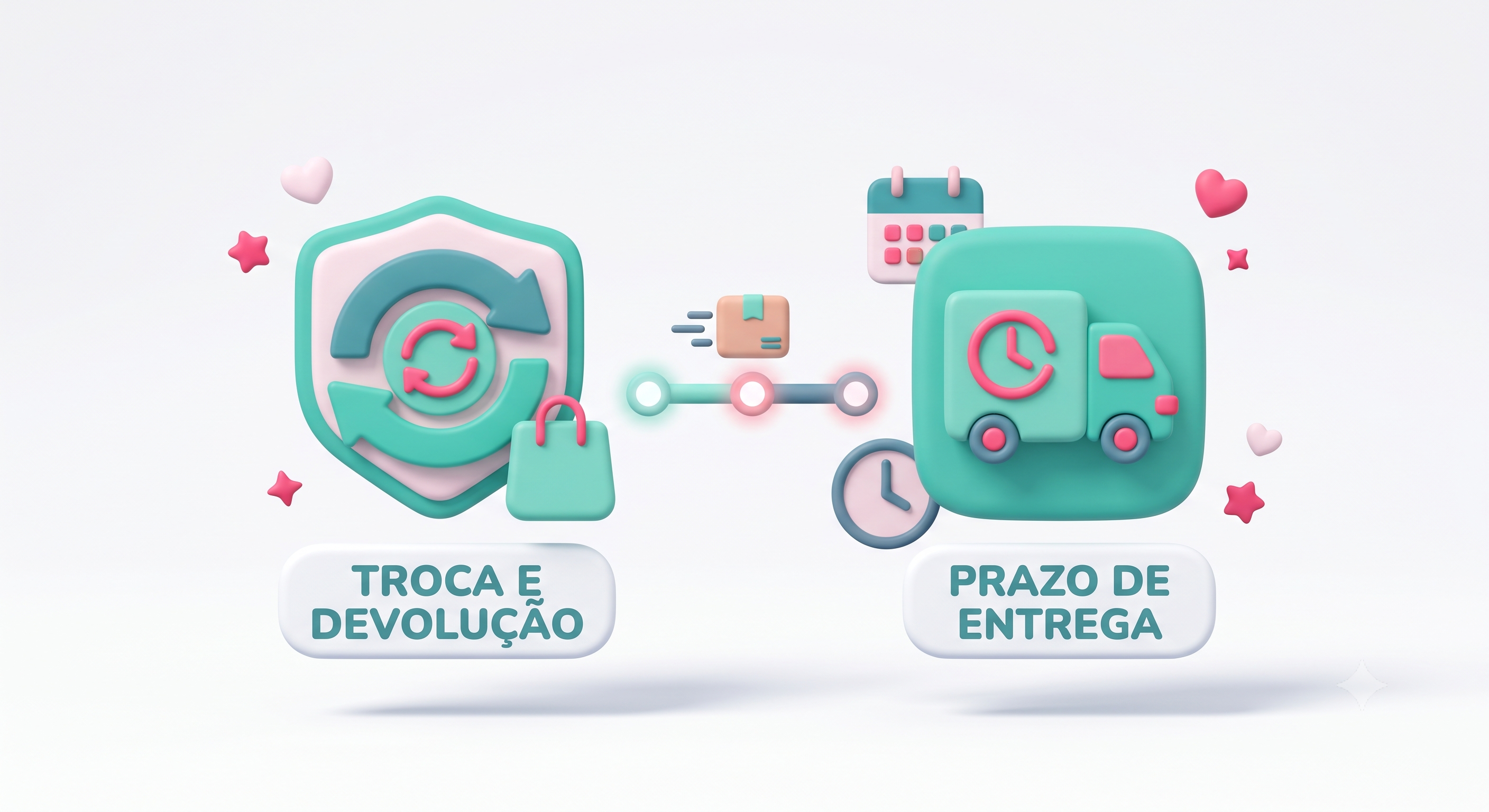 Respostas sobre troca, devolução e prazo