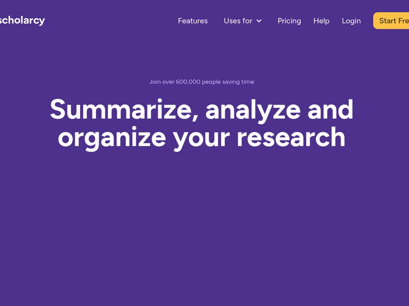 Scholarcy cover image