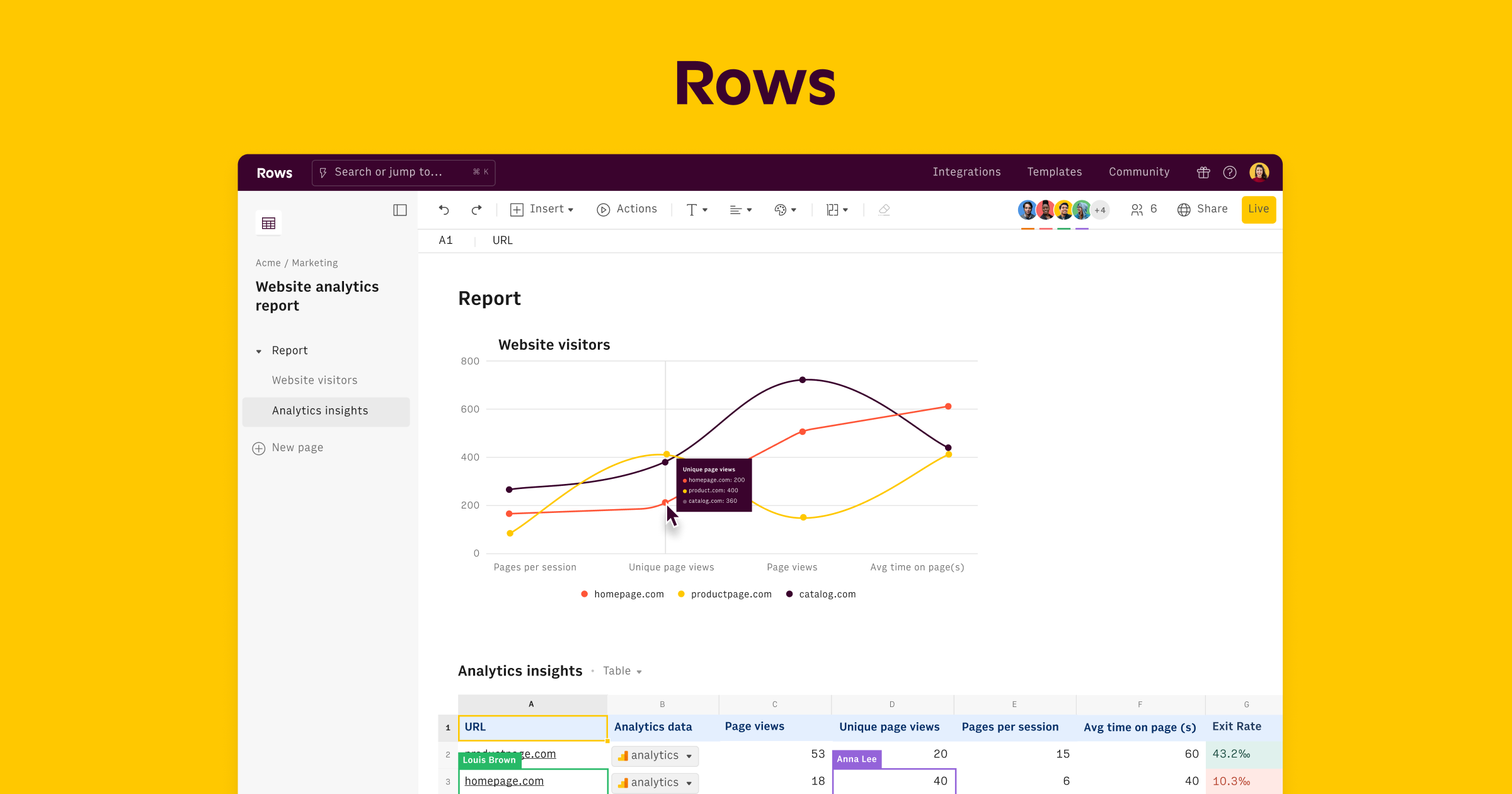 Rows cover image