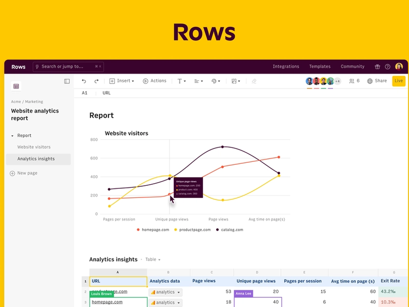 Rows cover image