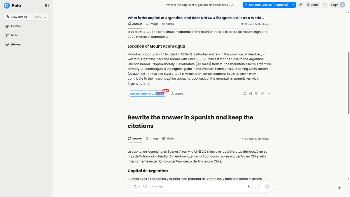 Felo Review: 4/5 — Anonymous Search Nailed a Chile Trap, Signup Hit an Image Captcha