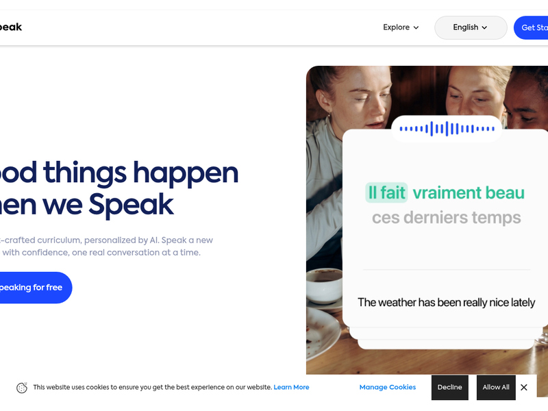 Speak cover image