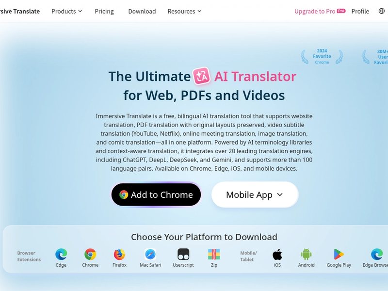 Immersive Translate cover image